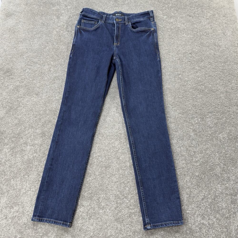 5.11 Tactical Jeans Womens‎ Slim Straight Mid Rise Stretch Denim 6 Regular Blue